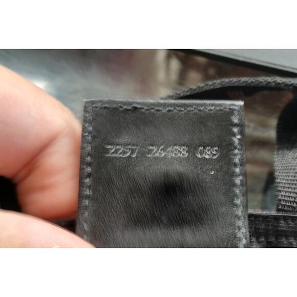 Authentic Fendi Mini Roma Black Canvas Tote Bag Vintage - Picture 7 of 16